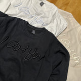 Crew Neck Jumper - Bone